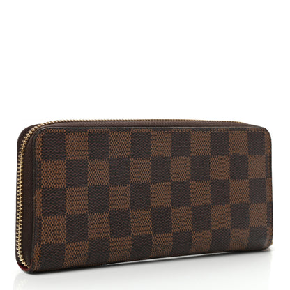Louis Vuitton Damier Ebene Clemence Wallet Cherry 3 of 6