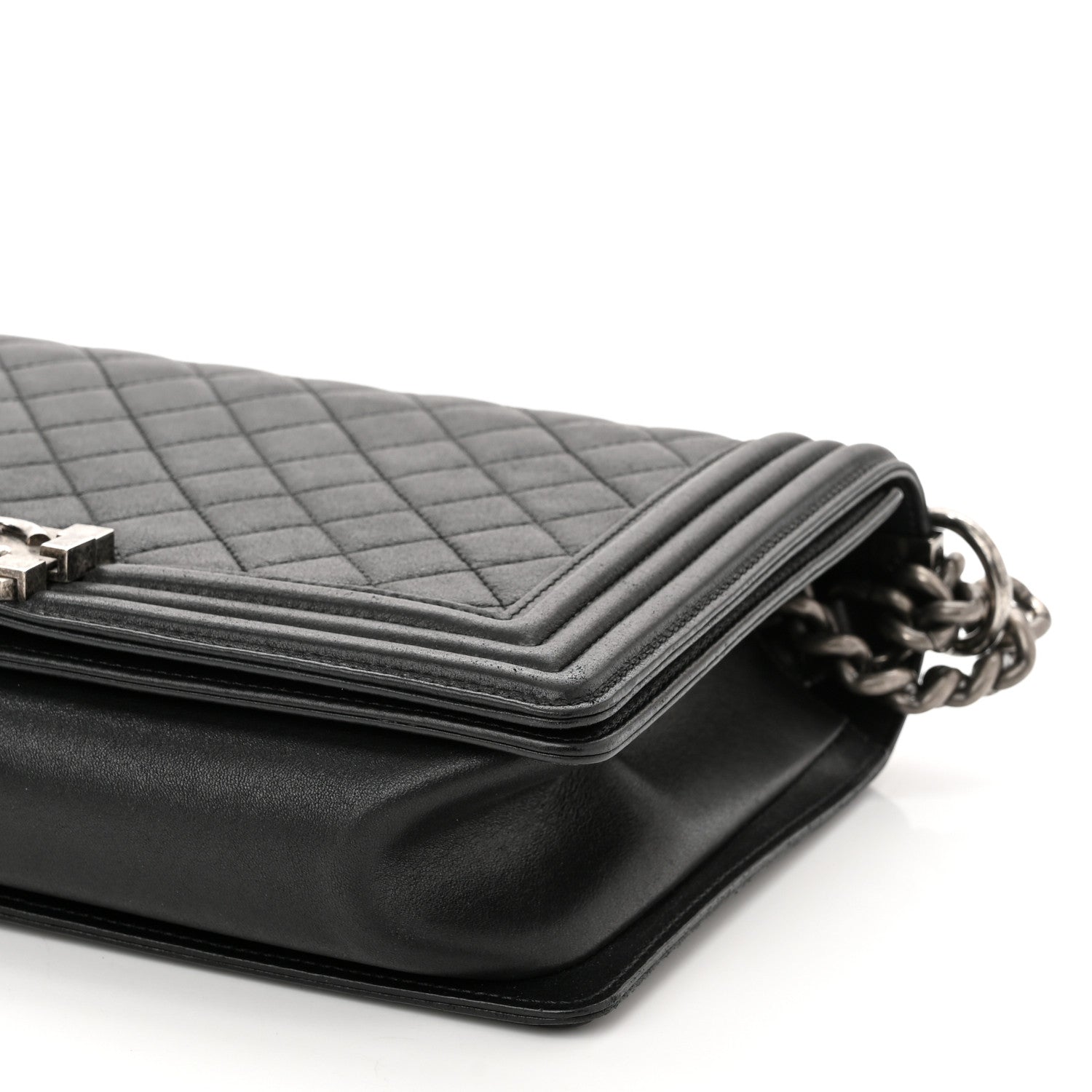 Chanel Lambskin Quilted New Medium Boy Flap Black 10 of 10