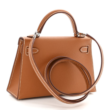 Hermes Epsom Mini Kelly Sellier 20 Gold 3 of 12