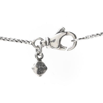 David Yurman Sterling Silver 18K Yellow Gold Open Heart Cable Necklace 4 of 5