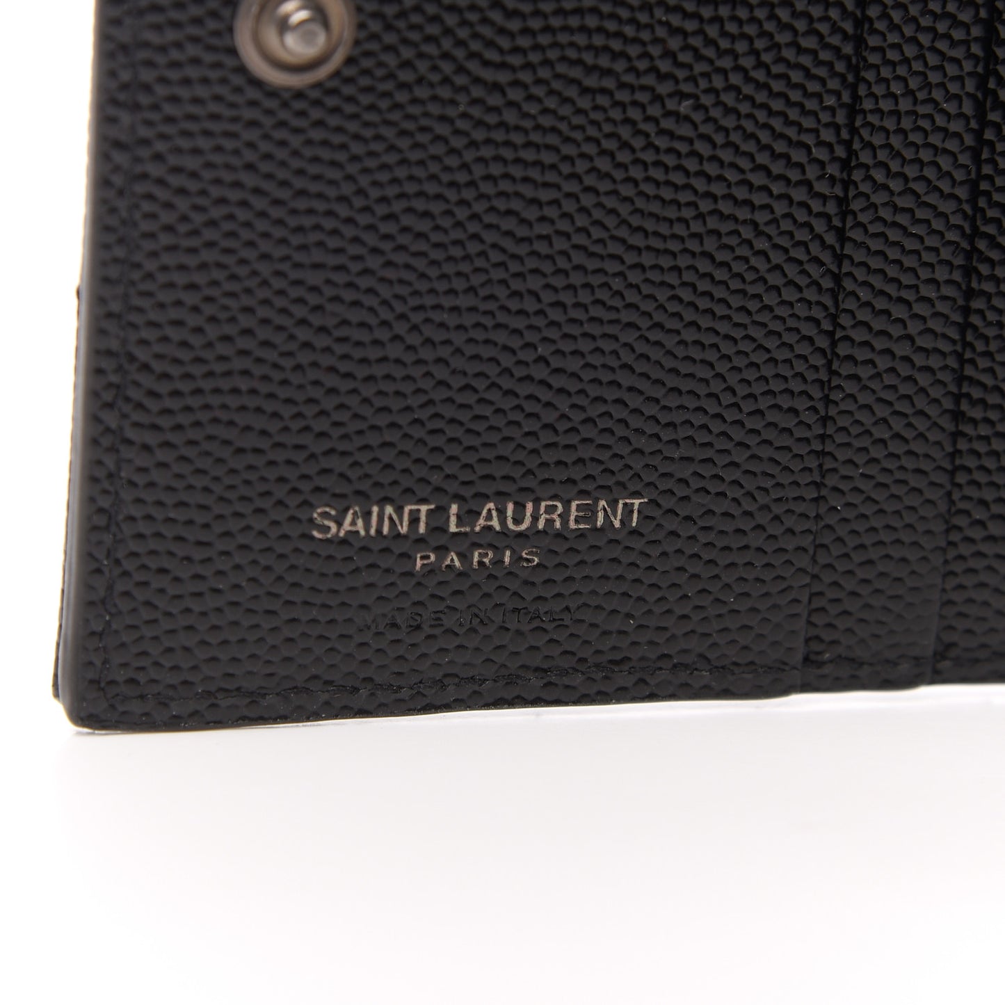 Grain De Poudre Matelasse Chevron Monogram Zipped Card Case Black