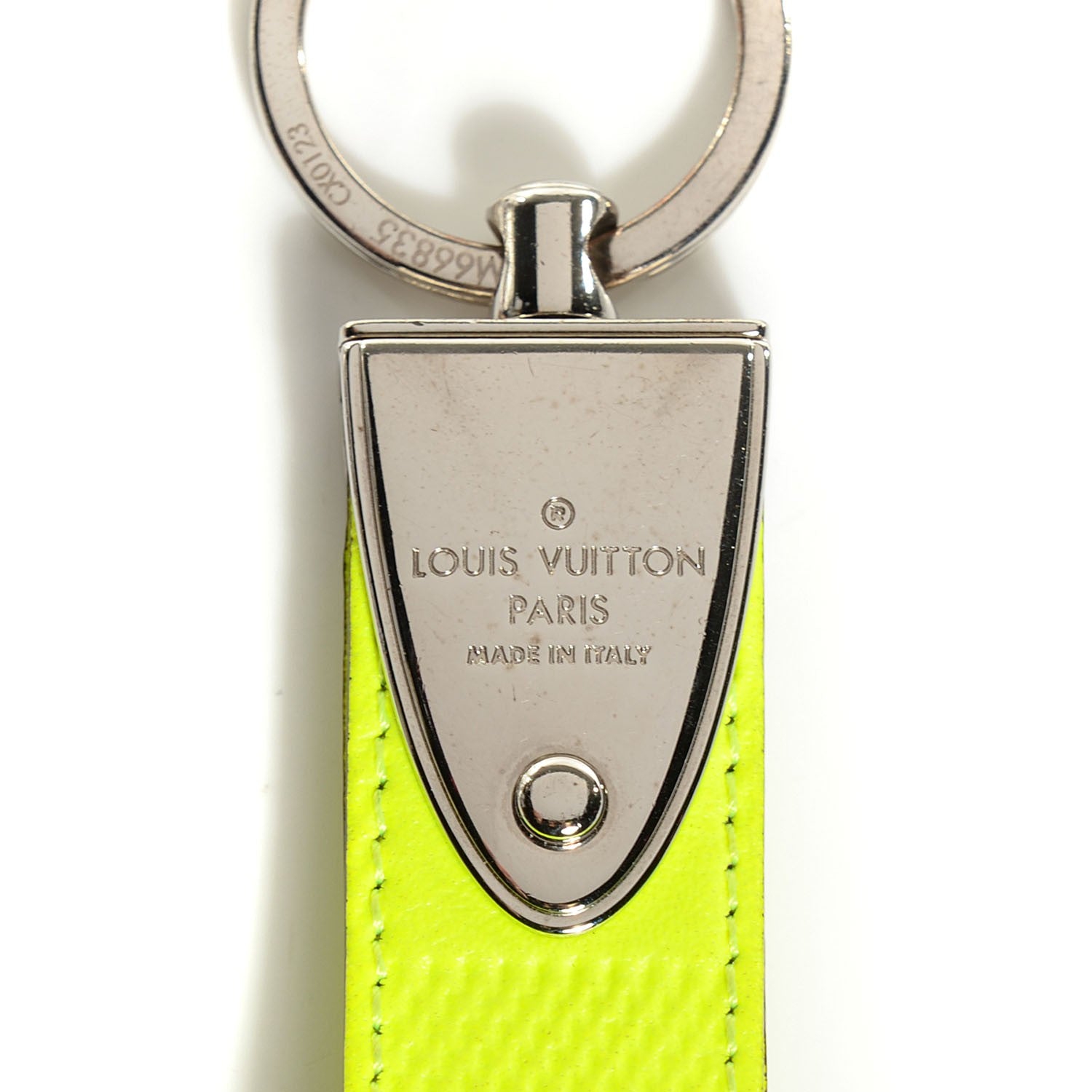 Louis Vuitton Damier Fluo Infini Dragonne LV Key Holder Yellow 3 of 5