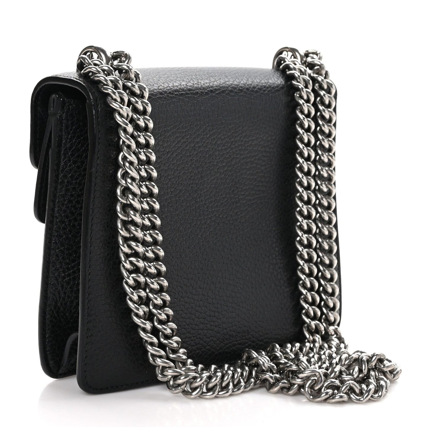 Calfskin Mini Dionysus Shoulder Bag Black