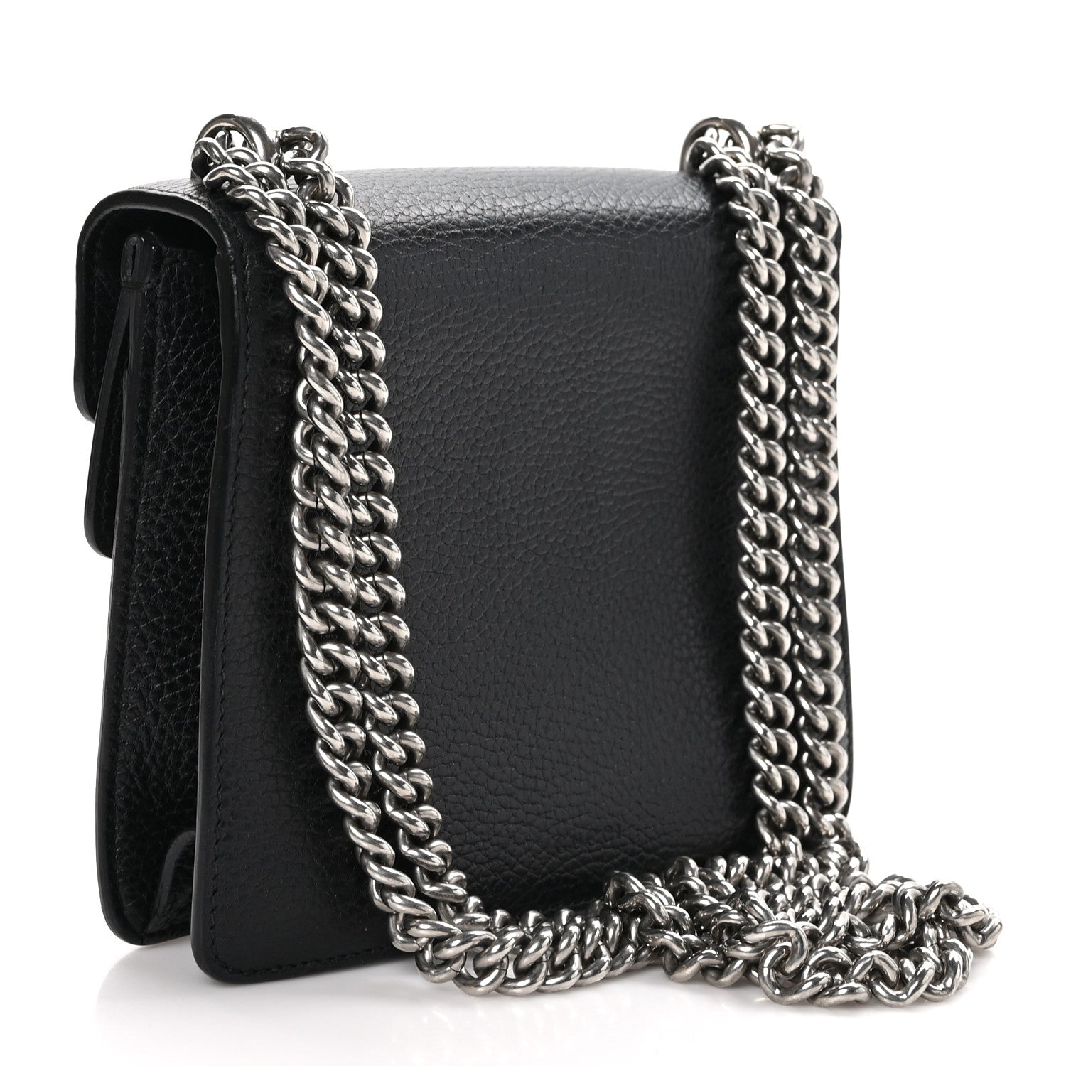 Gucci Calfskin Mini Dionysus Shoulder Bag Black 3 of 10