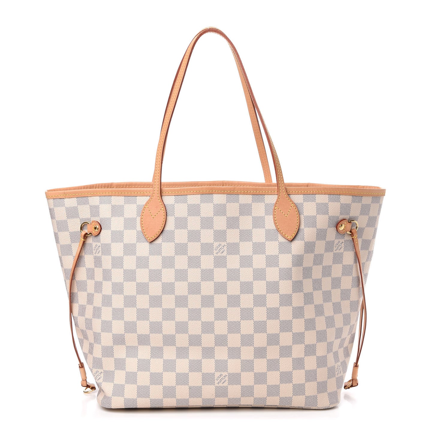 Damier Azur Neo Neverfull MM Rose Ballerine