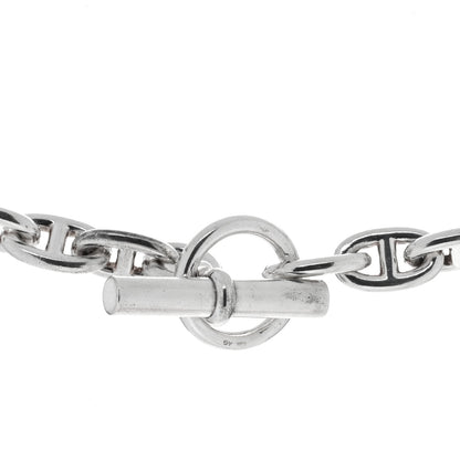 Hermes Sterling Silver Chaine d'Ancre Enchainee Long Necklace 4 of 4