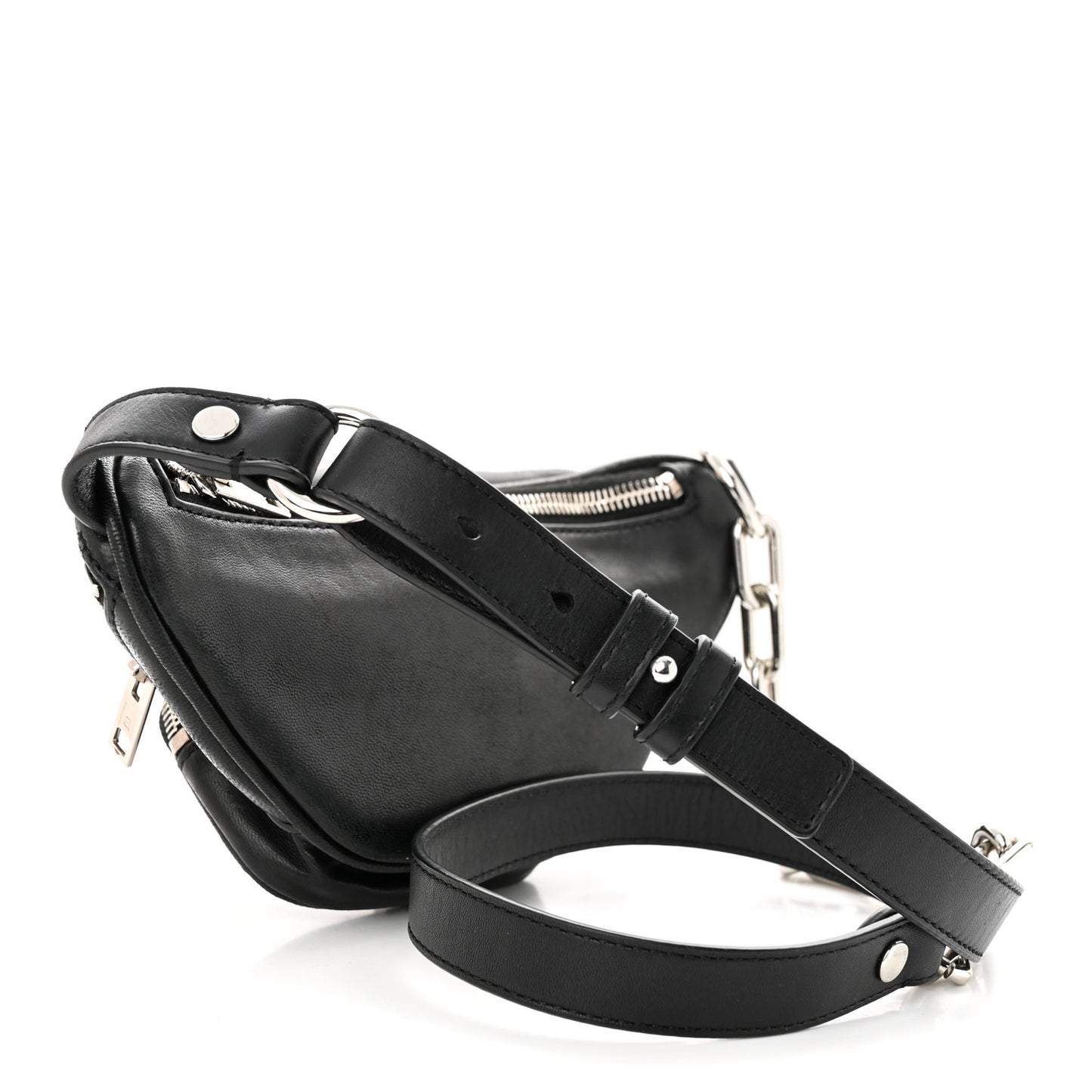 Lambskin Mini Attica Belt Bag Black