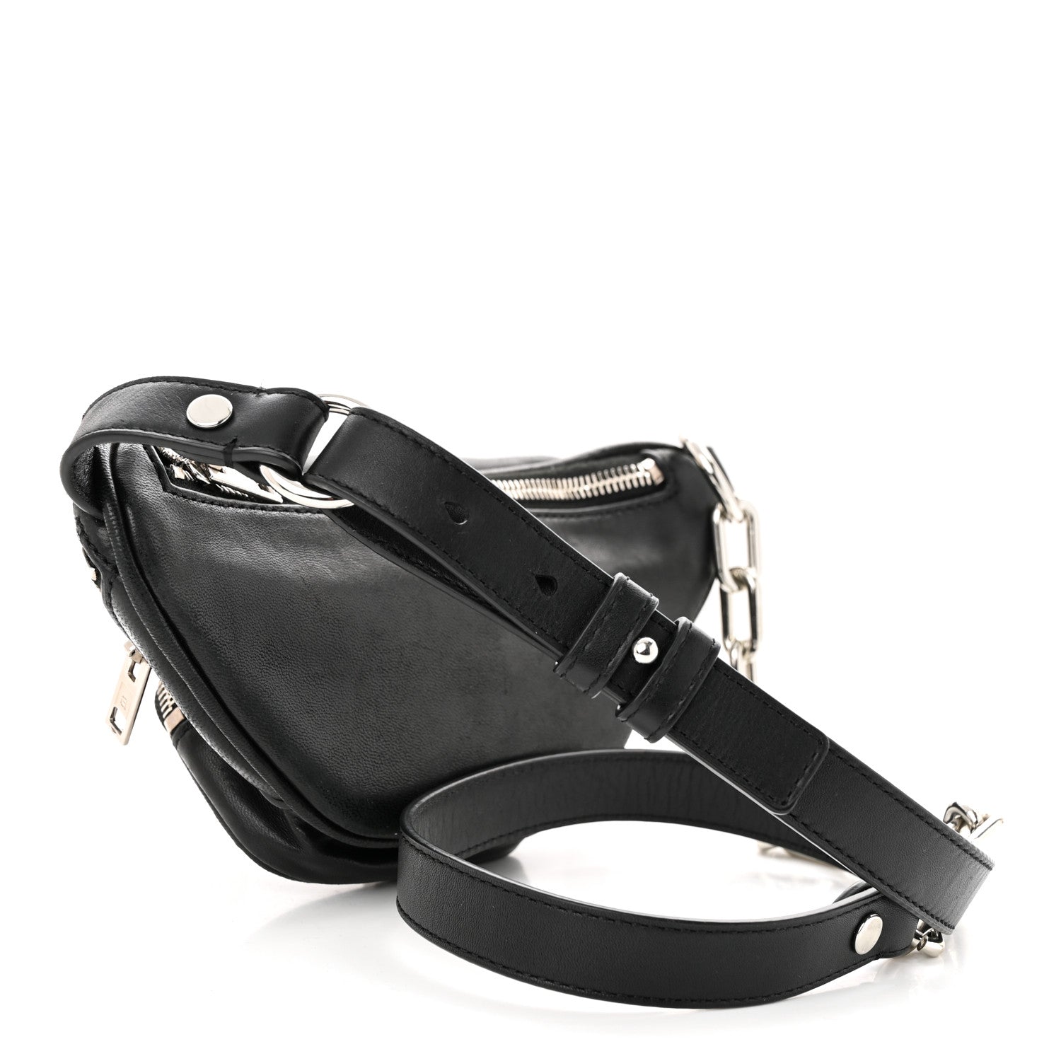 Alexander Wang Lambskin Mini Attica Belt Bag Black 3 of 10