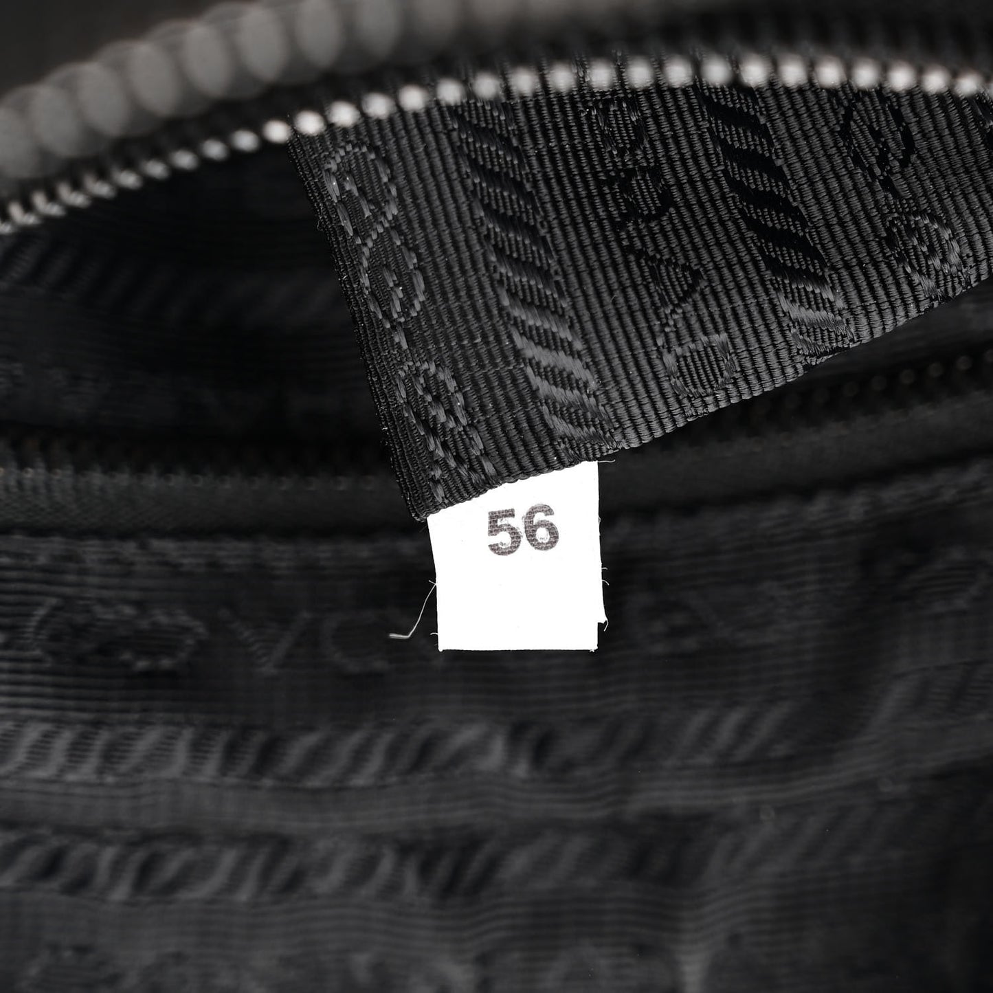 Saffiano Travel Belt Bag Black Platino