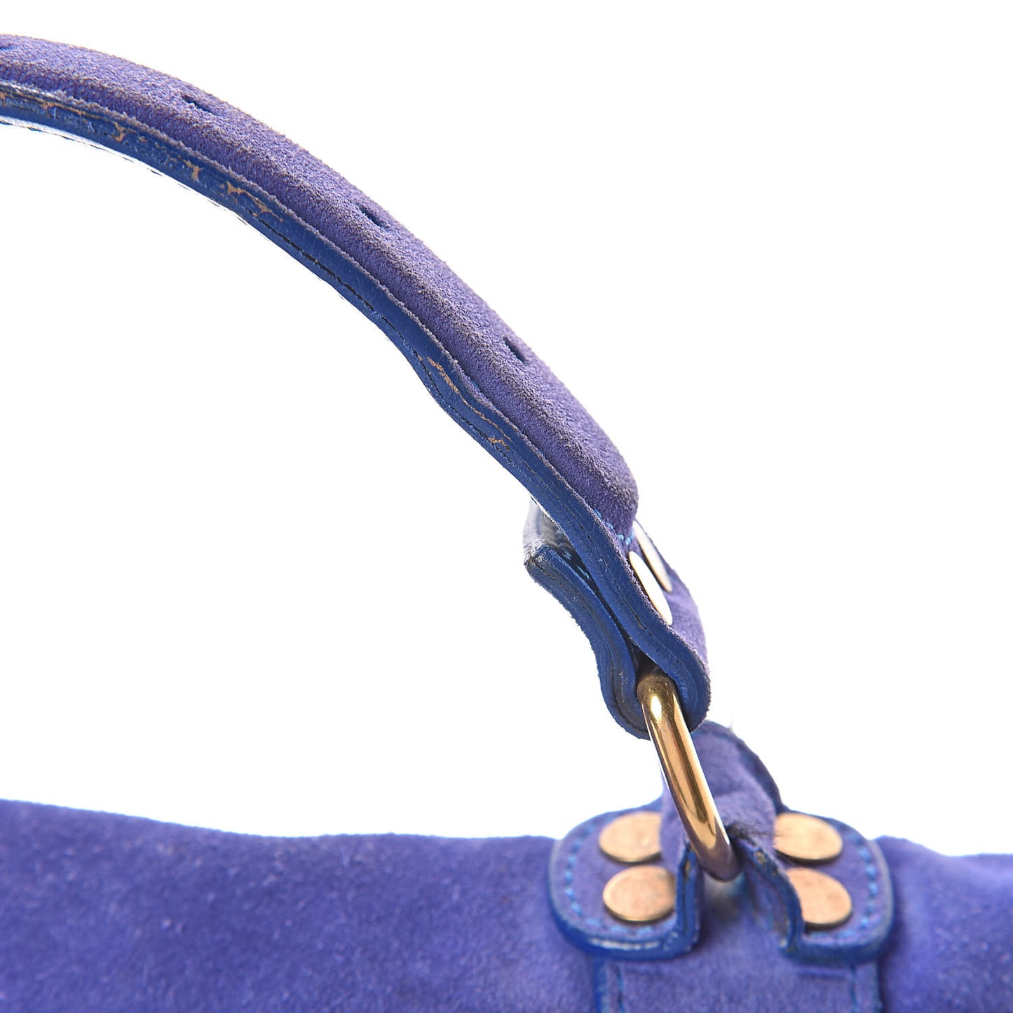 Suede Medium PS1 Satchel Royal Blue