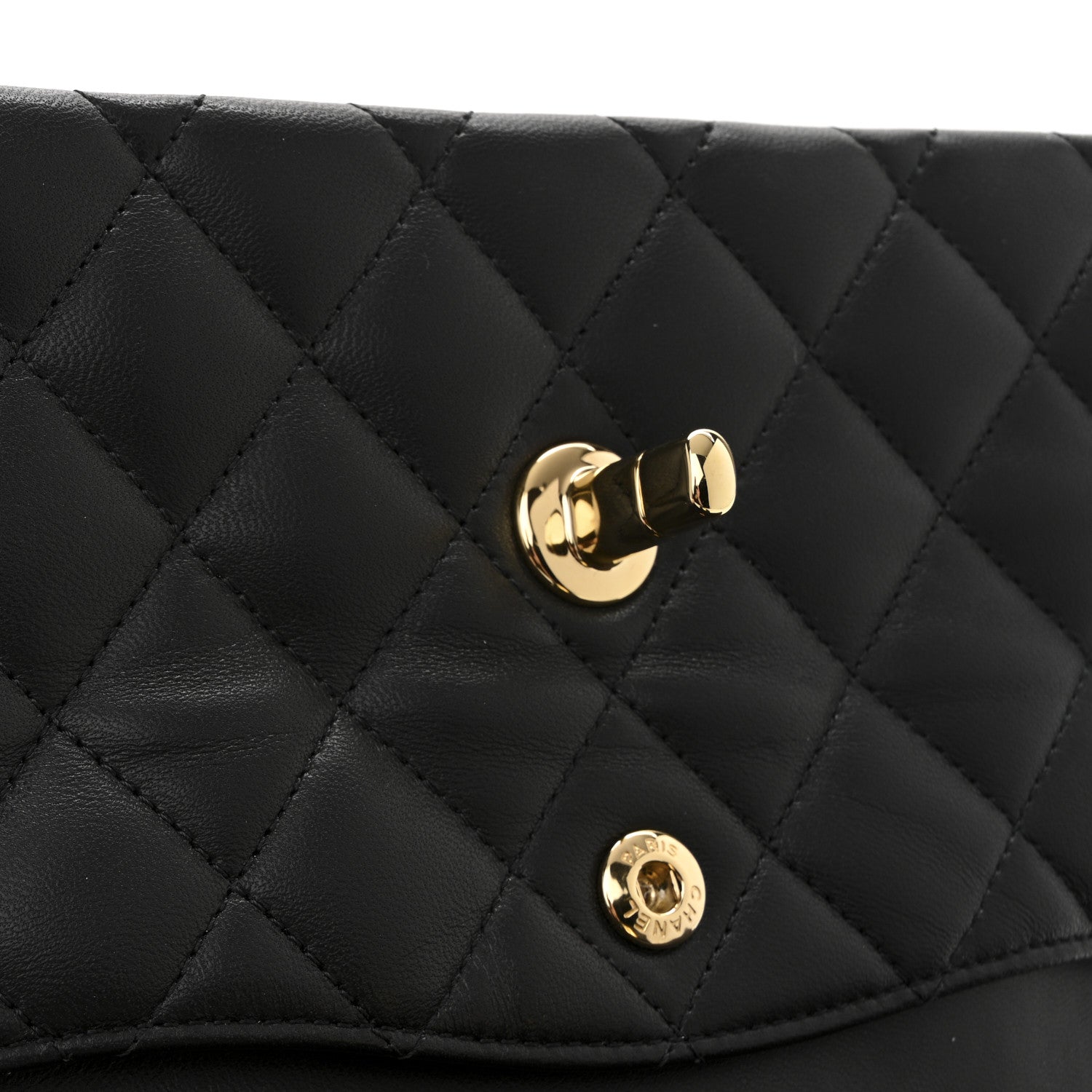Chanel Lambskin Quilted Small Double Flap Black 11 of 11