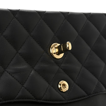 Chanel Lambskin Quilted Small Double Flap Black 11 of 11