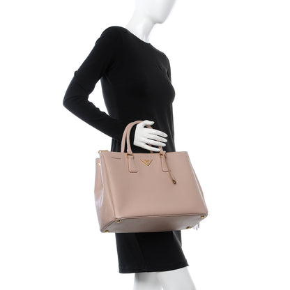 Prada Saffiano Large Galleria Double Zip Tote Cammeo 2 of 12