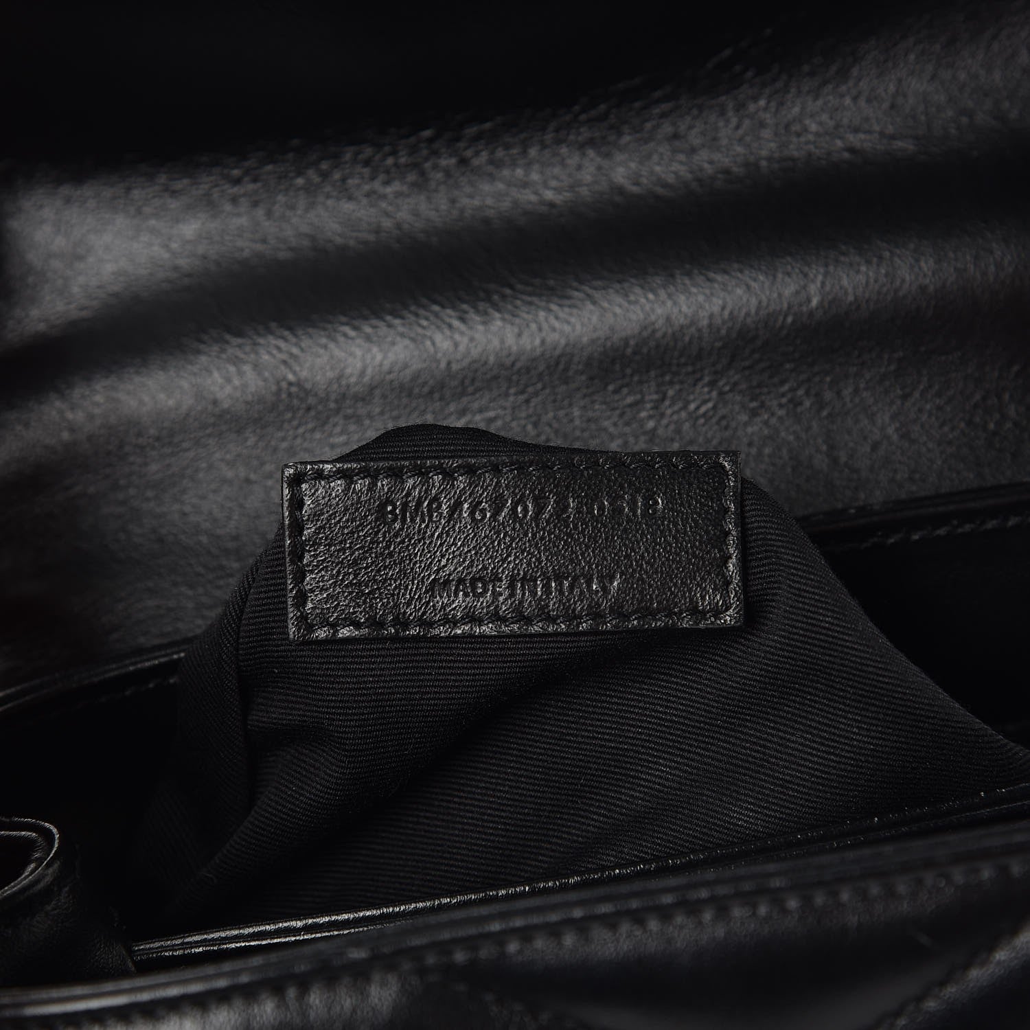 Saint Laurent Calfskin Y Quilted Monogram Toy Loulou Crossbody Bag Black 6 of 8