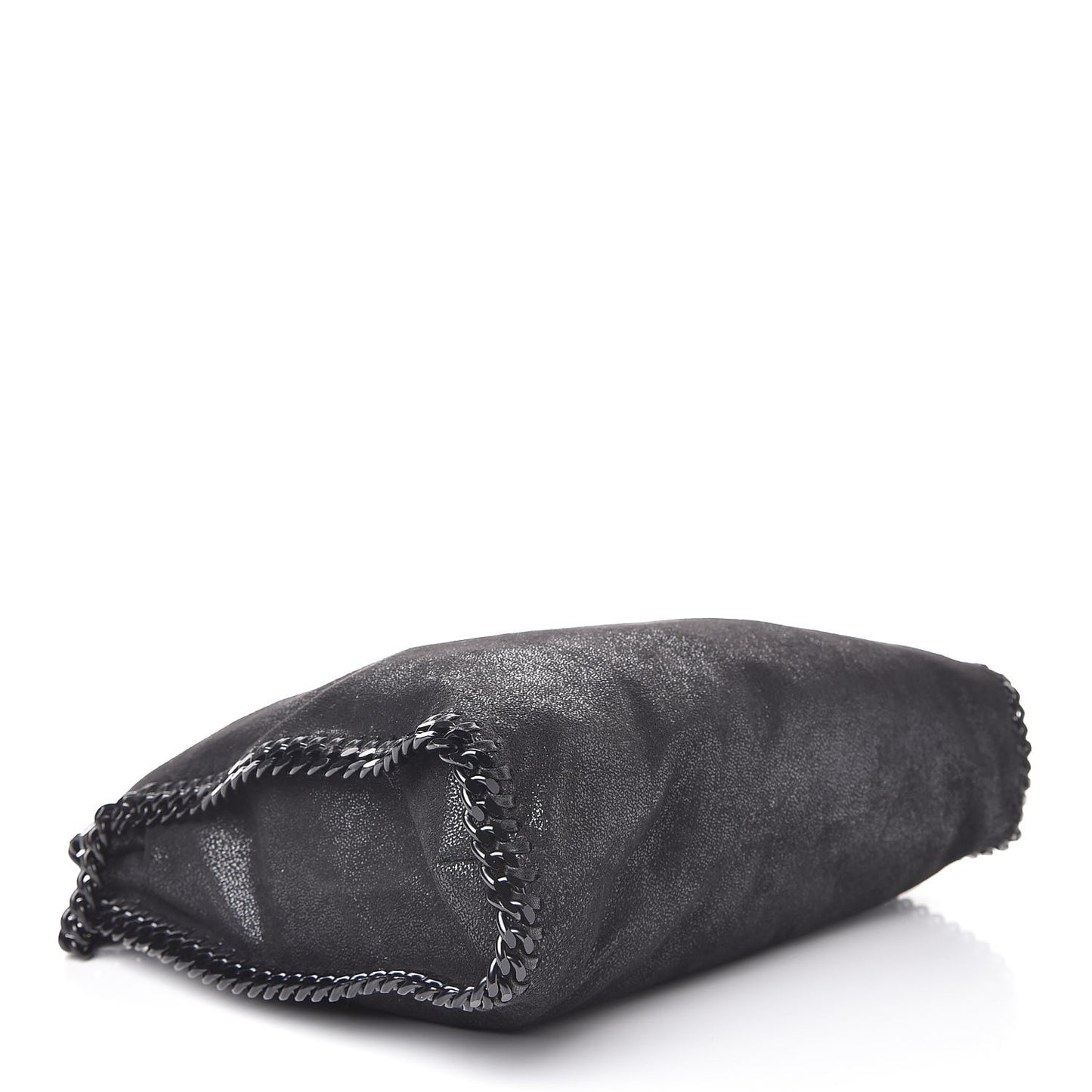 Shaggy Deer Falabella Fold Over Tote Black