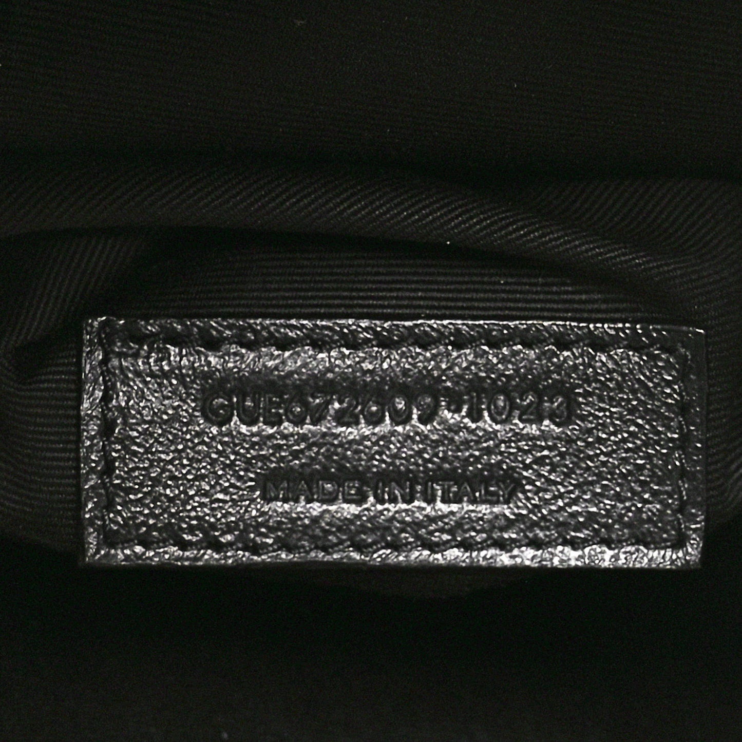 Lambskin Matelasse Monogram Joe Backpack Black