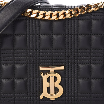 Burberry Lambskin Quilted Lola Bag Black 8 of 13
