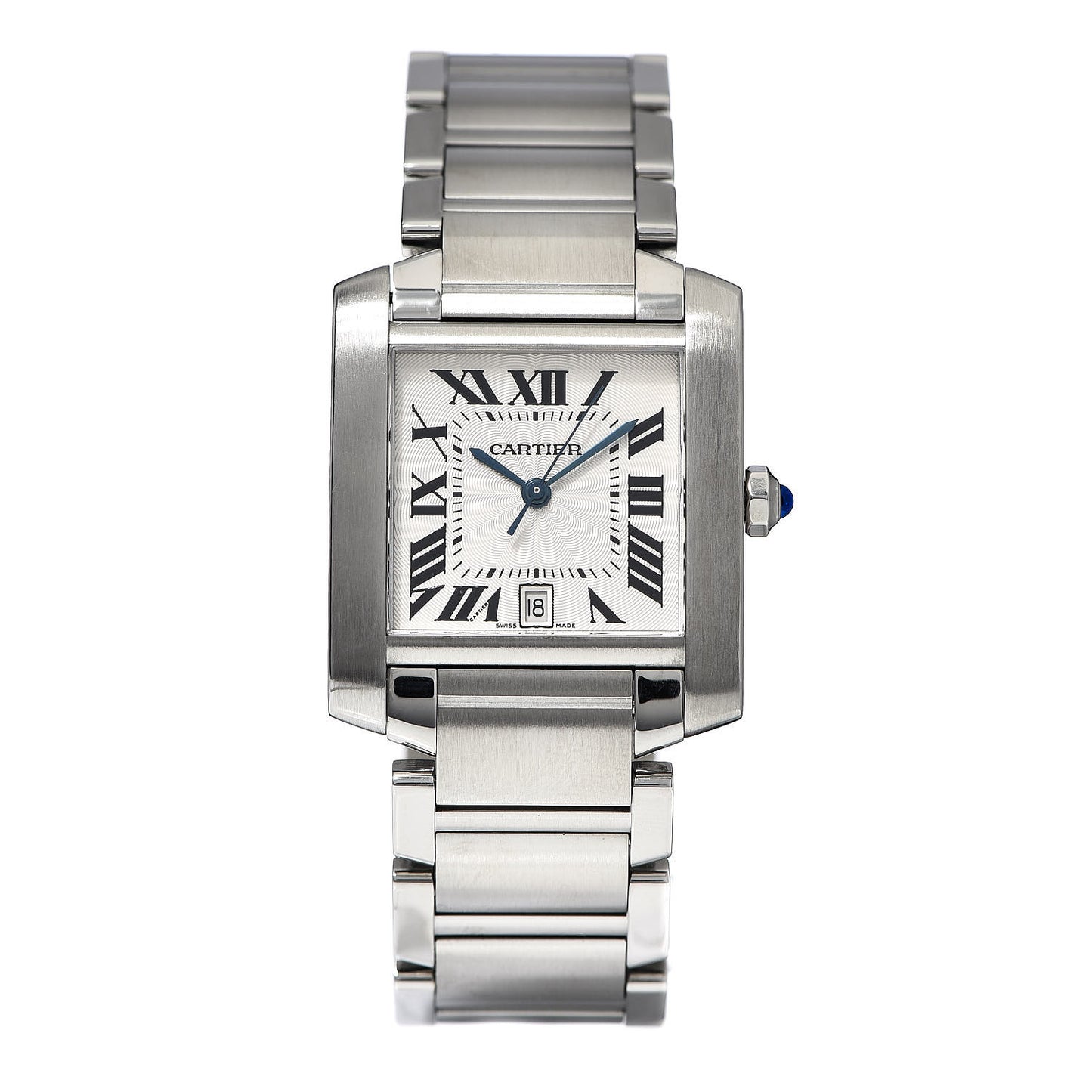 Stainless Steel 28mm Tank Francaise Automatic Watch