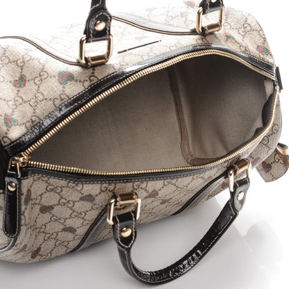 Gucci GG Plus Monogram Hearts Medium Joy Boston Dark Brown 5 of 7
