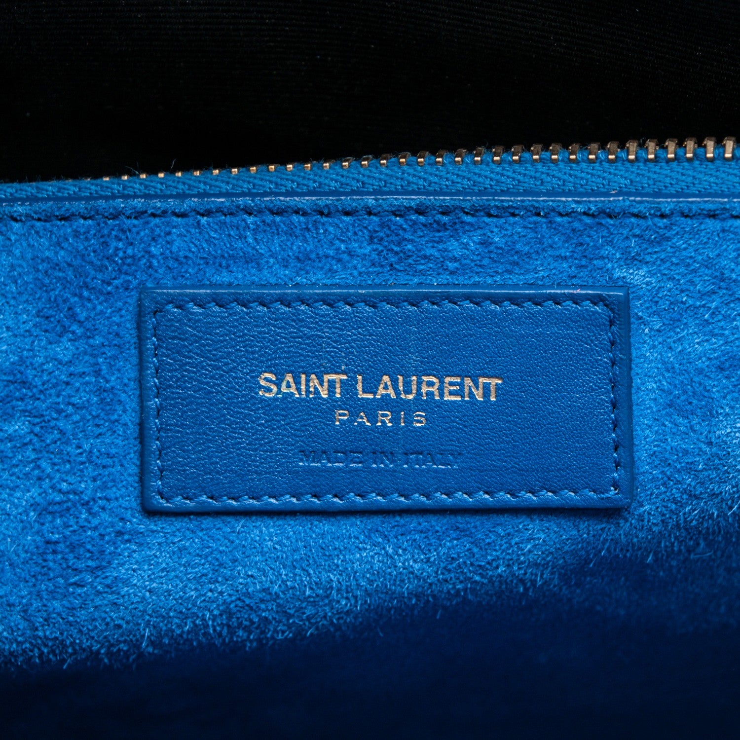 Saint Laurent Calfskin Small Sac De Jour Blue Majorelle 6 of 7