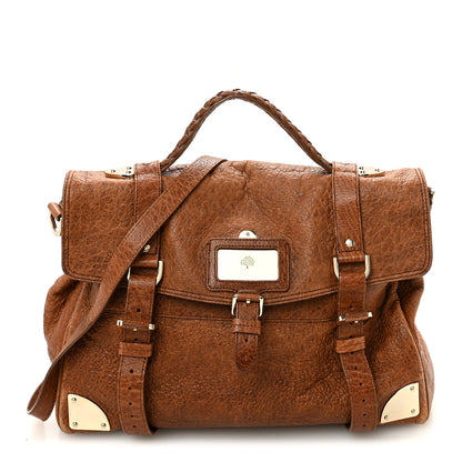 Mulberry Shiny Grained Lambskin Travel Day Oak 1 of 9