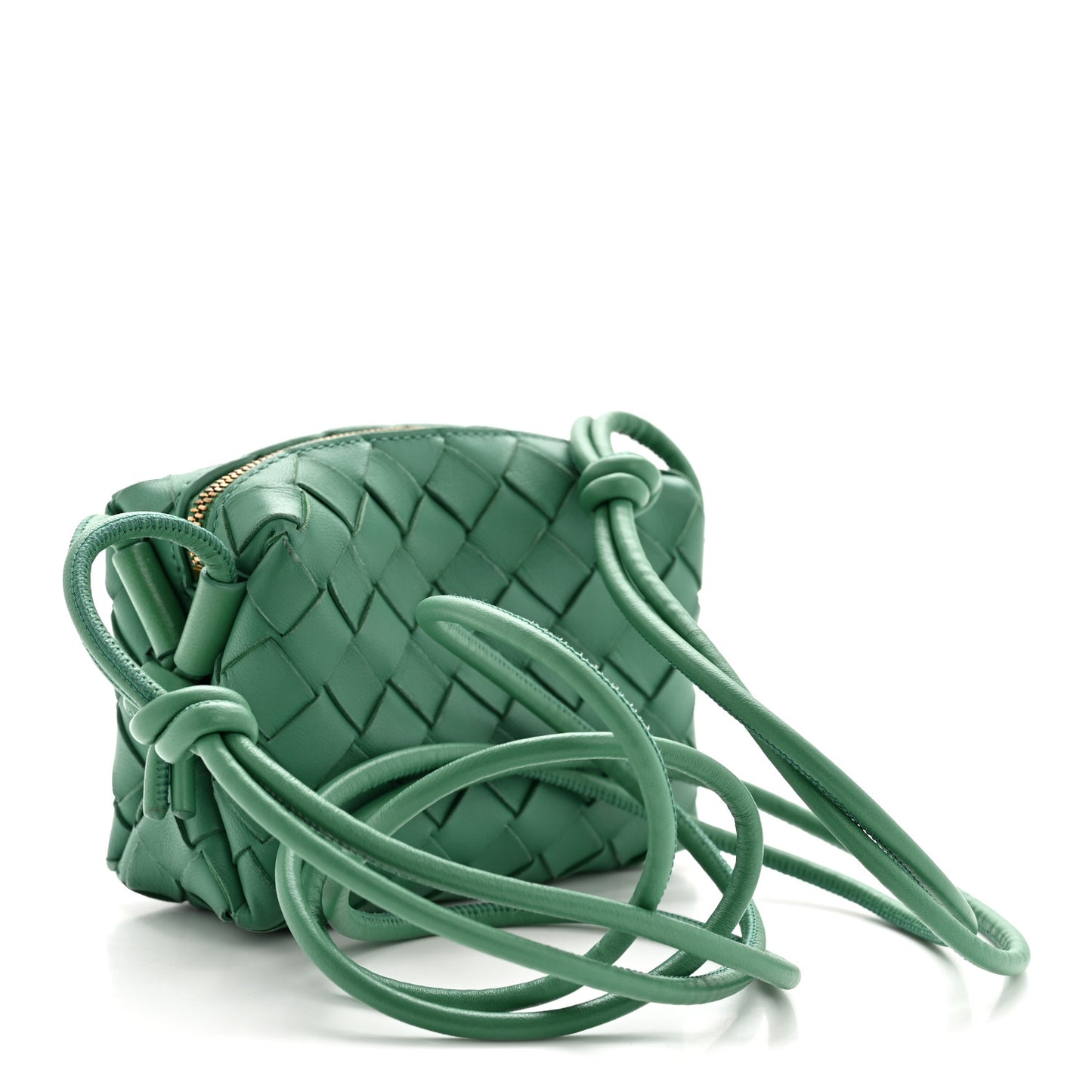 Nappa Intrecciato Candy Loop Camera Bag Mermaid
