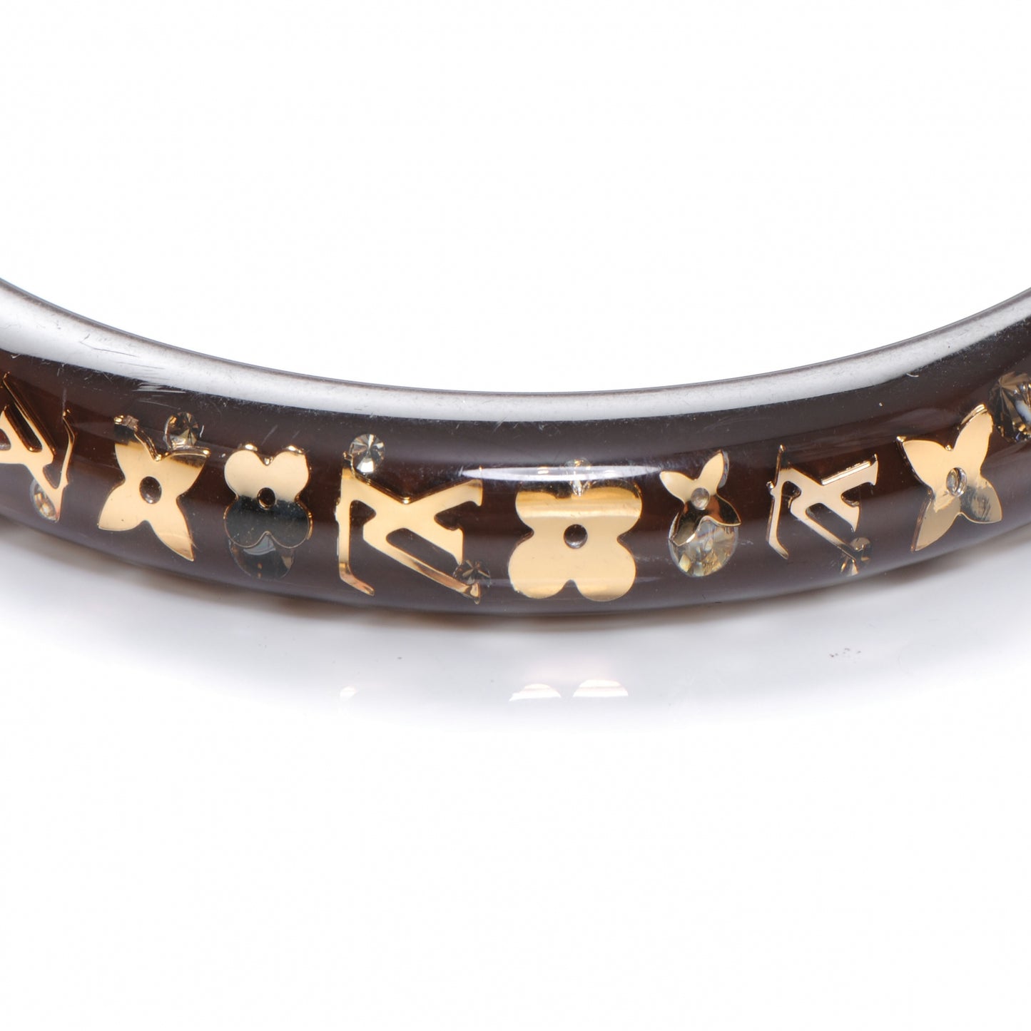 Inclusion Bracelet PM Marron