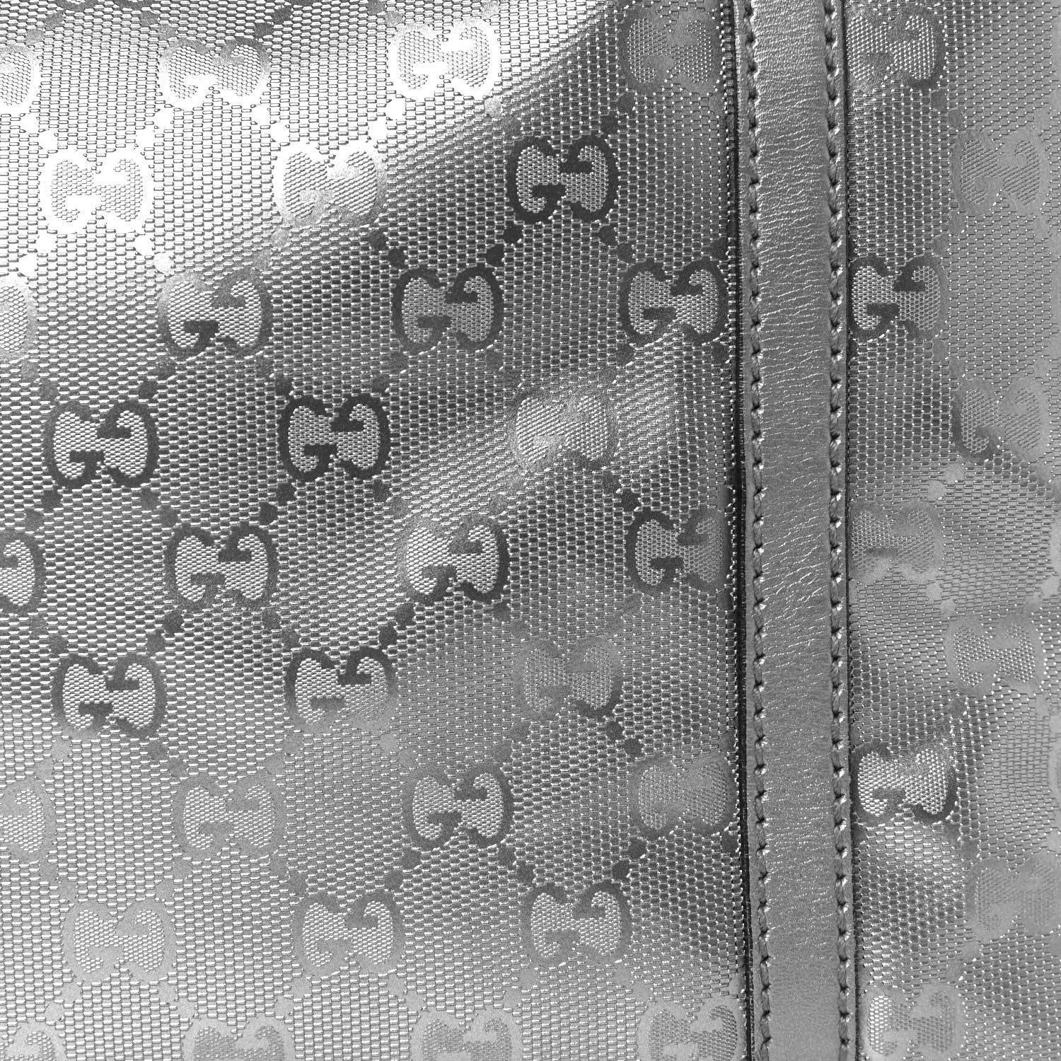Gucci Imprime Monogram Medium Joy Tote Silver 7 of 13