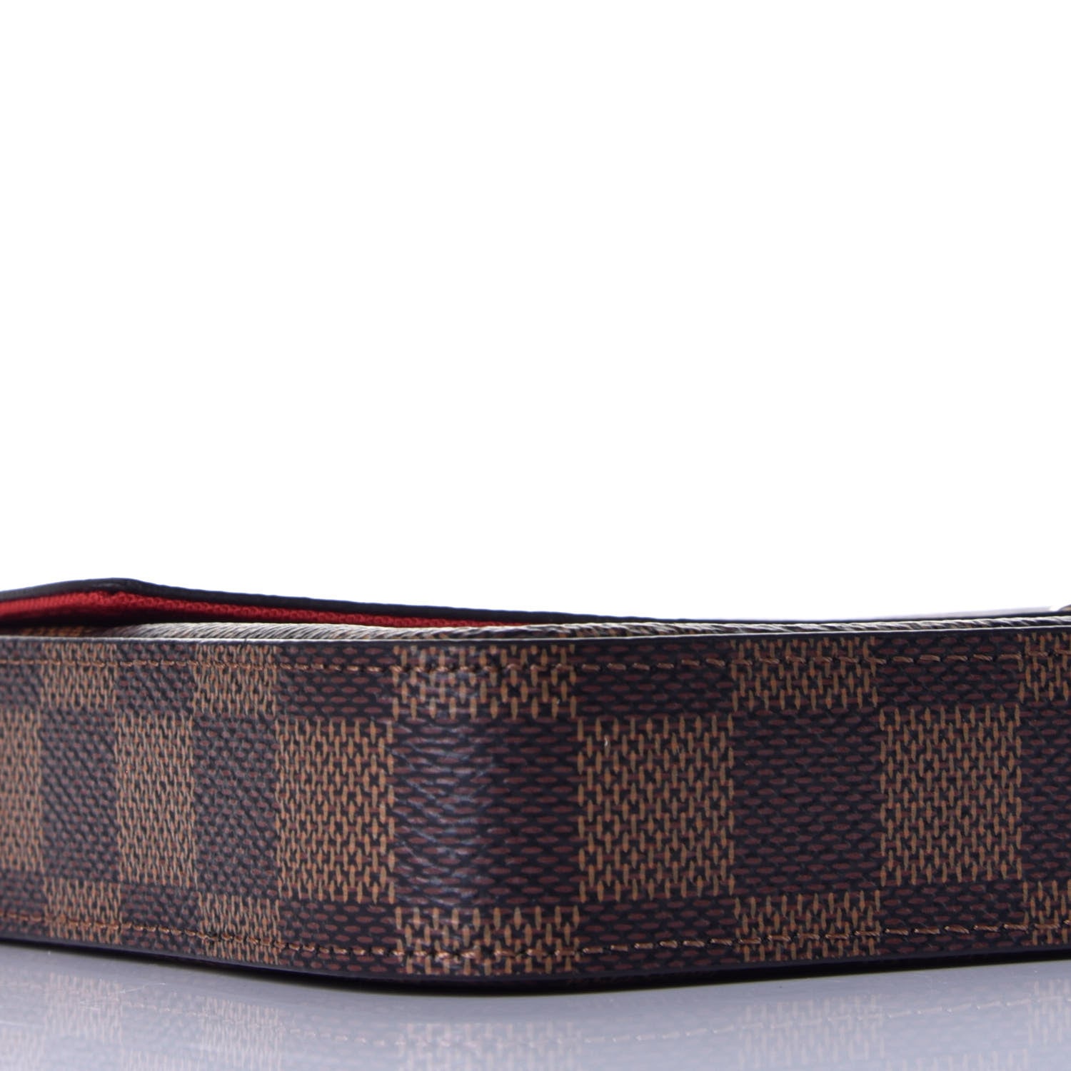 Louis Vuitton Damier Ebene Pochette Felicie Chain Wallet 8 of 11
