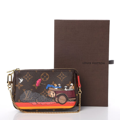 Louis Vuitton Monogram 2015 Christmas Animation Mini Pochette Accessories 8 of 8