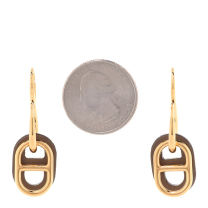 Hermes Swift O'Maillon Earrings Etoupe 2 of 7