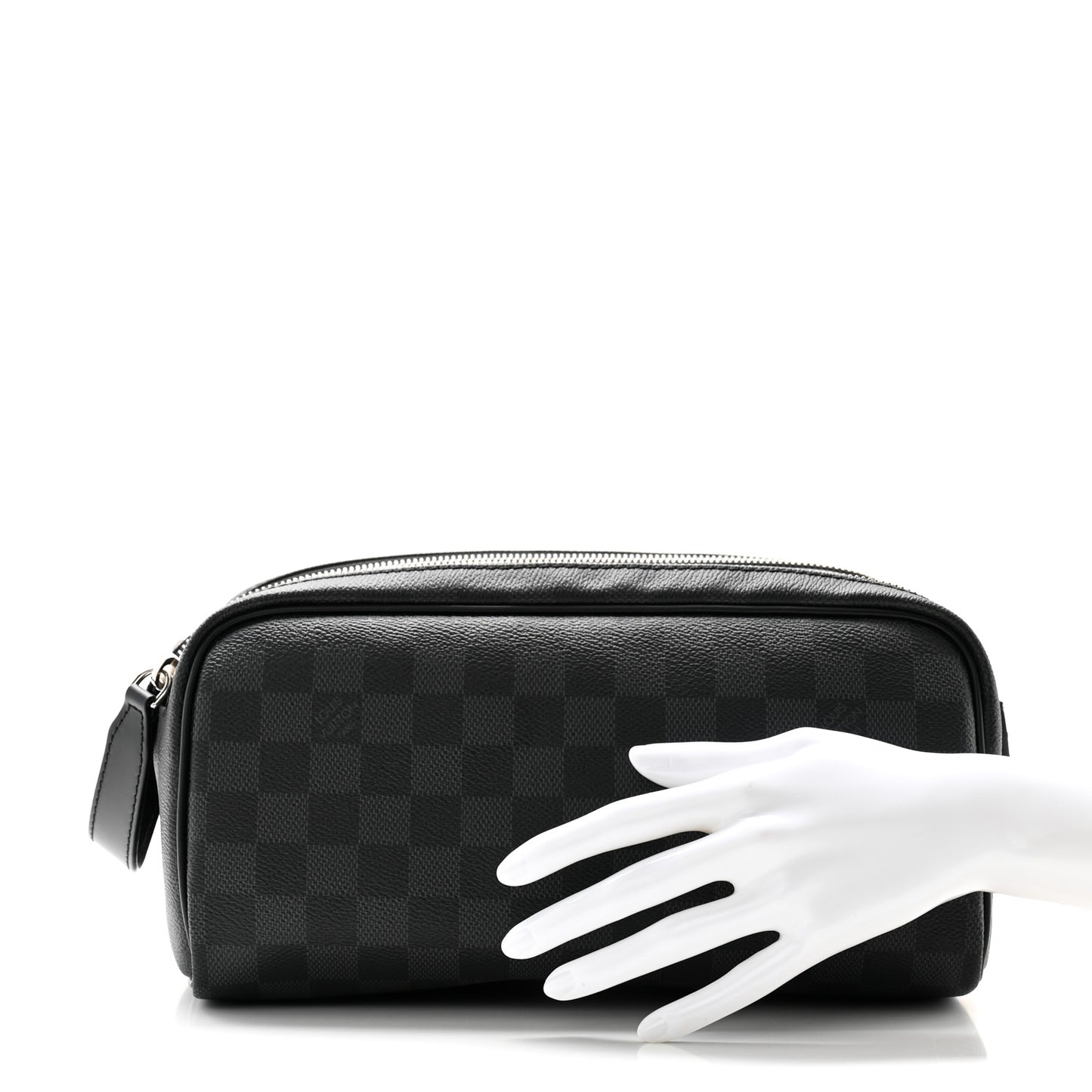 Damier Graphite Dopp Kit Toilet Pouch