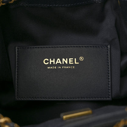 Chanel Caviar Quilted Small Chanel 25 Handbag Dark Navy 6 of 11
