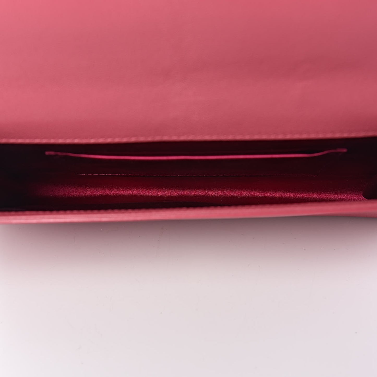Calfskin Monogram Large Belle De Jour Clutch Pink