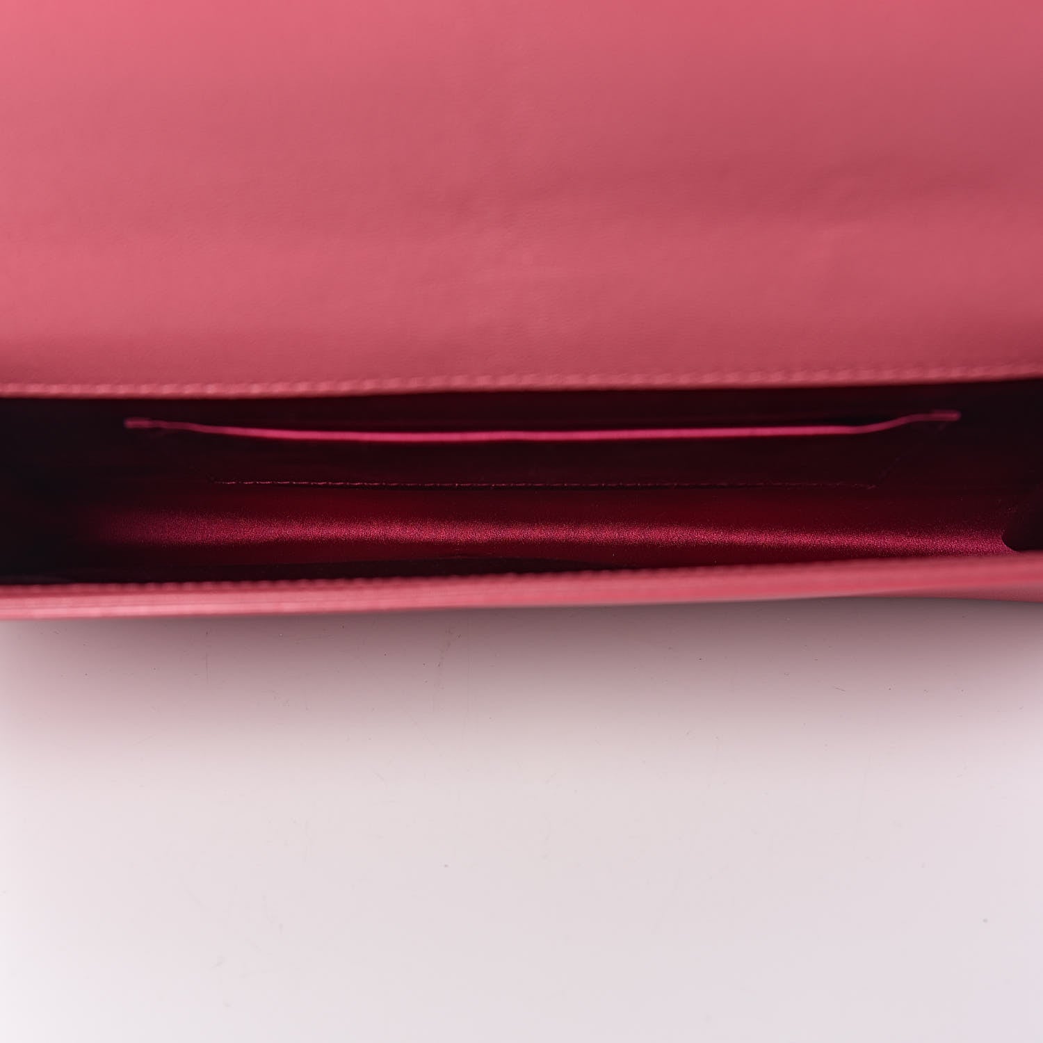 Saint Laurent Calfskin Monogram Large Belle De Jour Clutch Pink 10 of 11