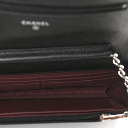 Chanel Caviar Quilted Wallet On Chain WOC Black 5 of 10