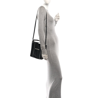 Balenciaga Smooth Calfskin Logo Double Sided XXS Everyday Tote Black White 2 of 9