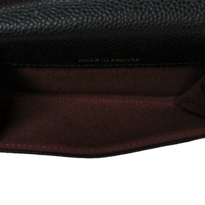 Chanel Caviar Quilted Flap Card Holder Wallet Black 5 of 9