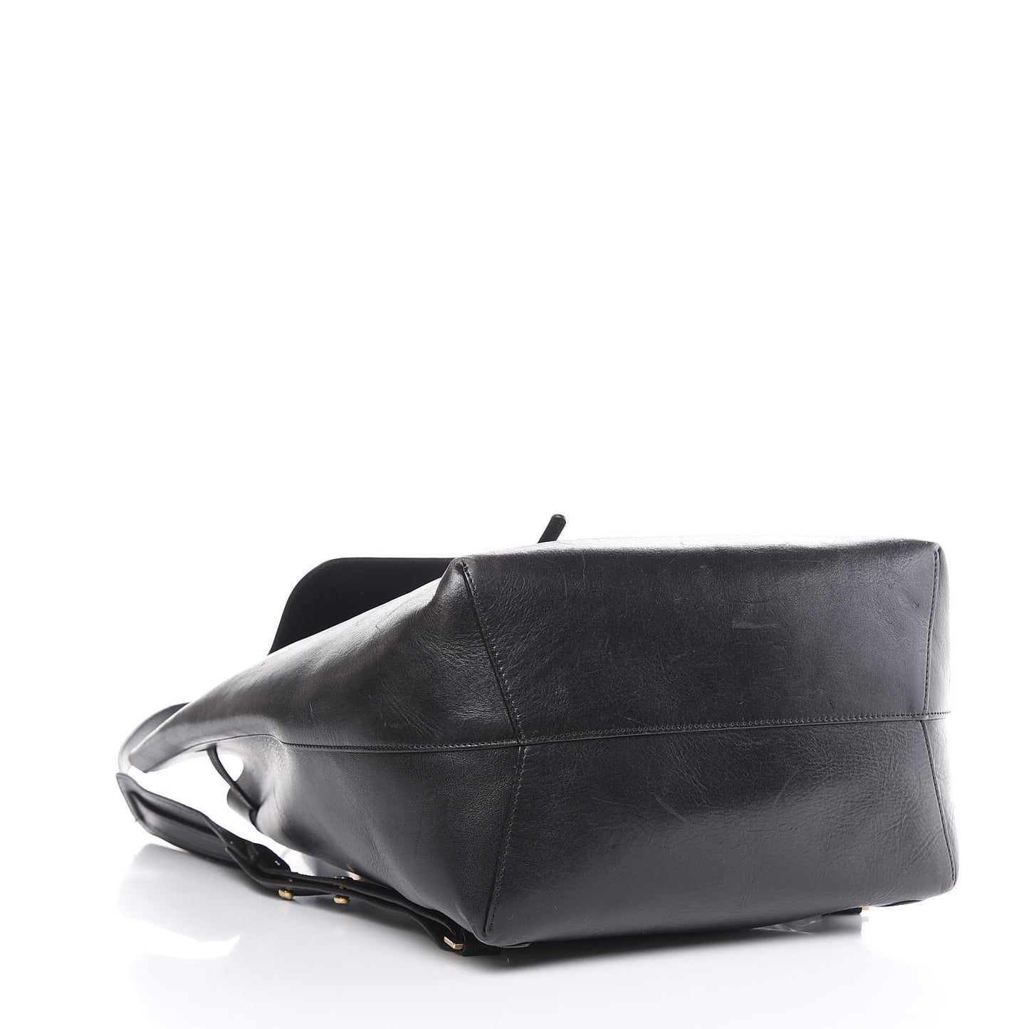 Vegetable Tanned Calfskin Backpack Black