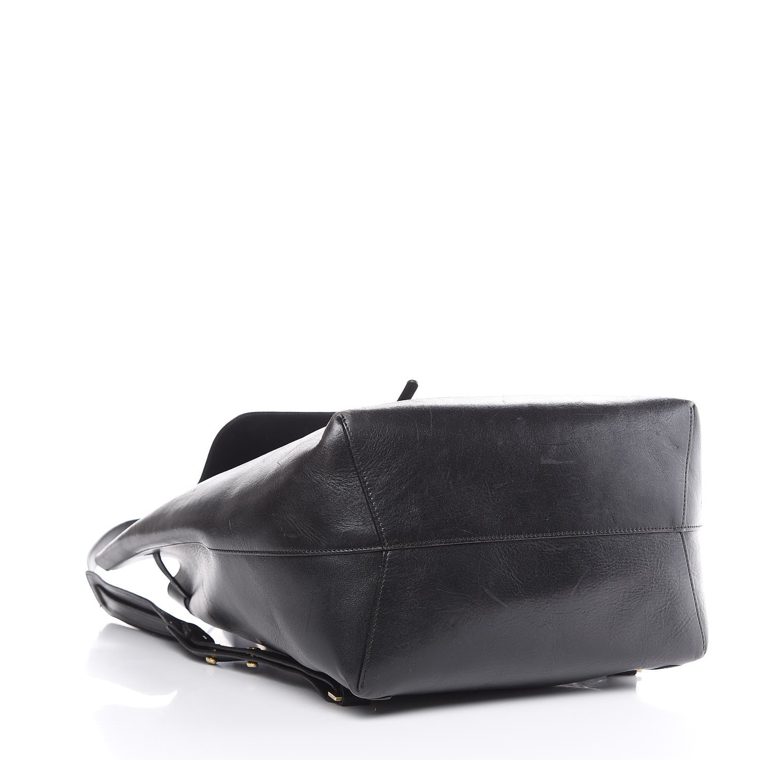 Mansur Gavriel Vegetable Tanned Calfskin Backpack Black 4 of 30