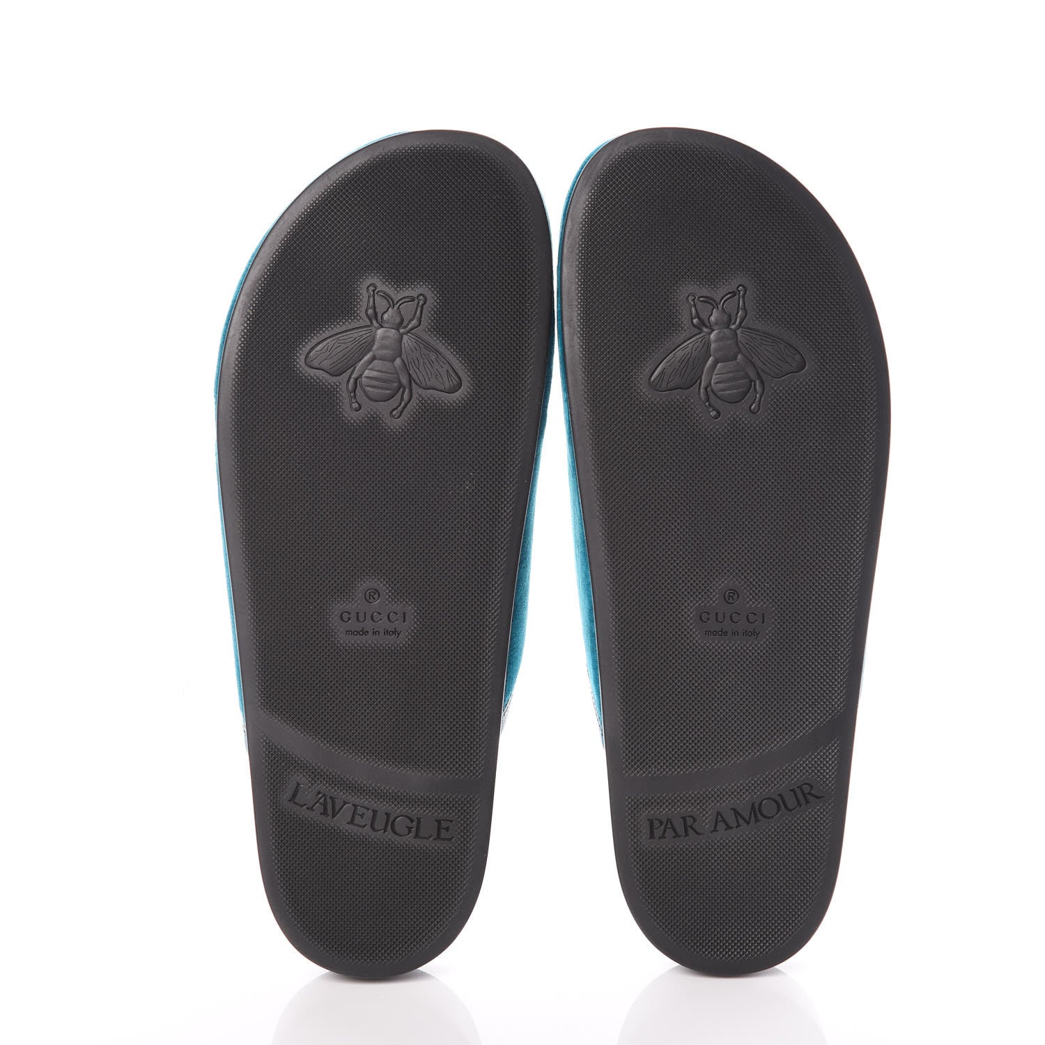 Gucci Softy Velvet Malaga Kid Womens Horsebit River Slippers 37.5 Pavone 5 of 8