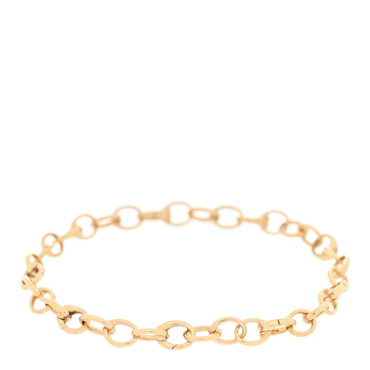 Tiffany 18K Yellow Gold Clasping Link Bracelet 2 of 3
