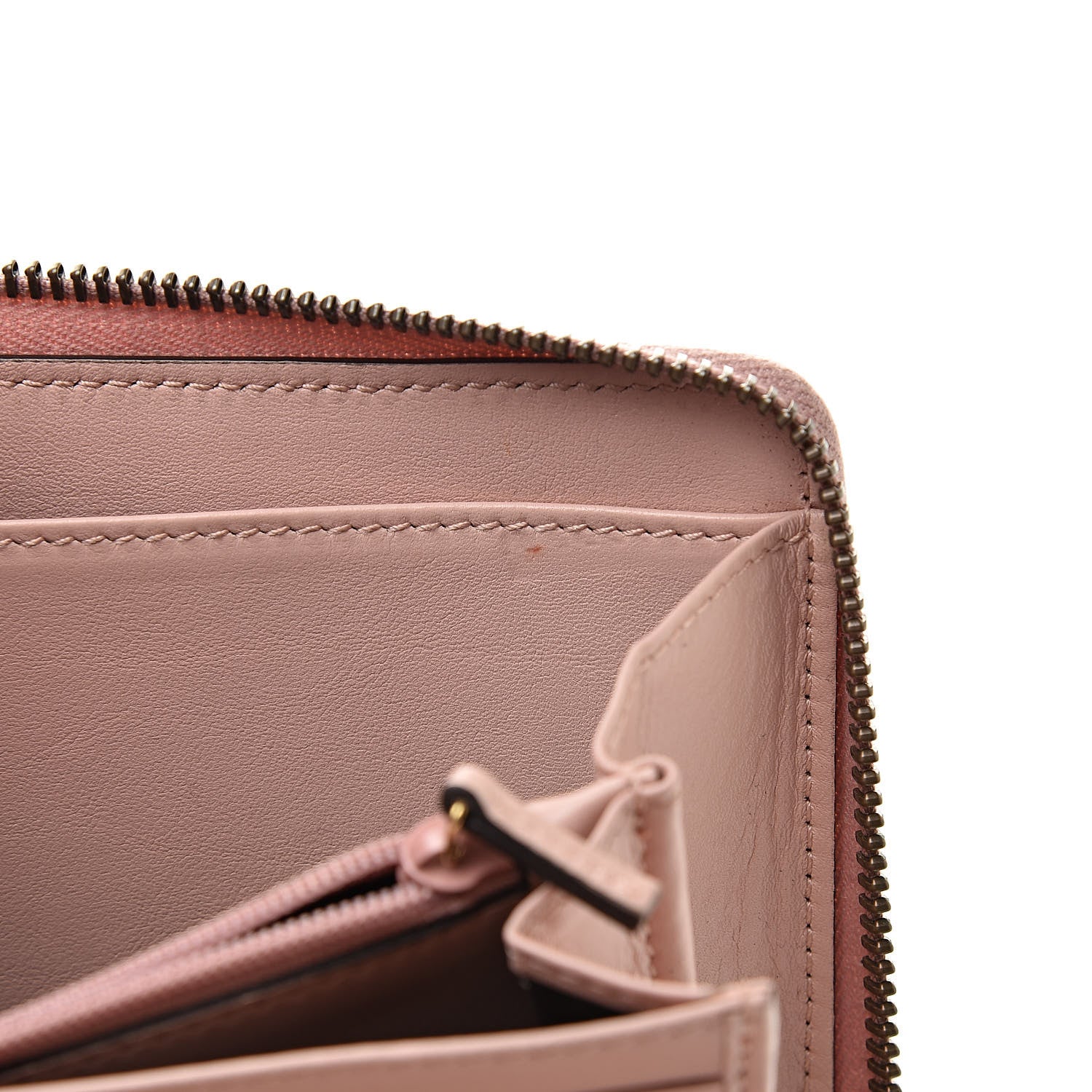 Gucci Calfskin Matelasse GG Marmont Zip Around Organizer Wallet Perfect Pink 9 of 11