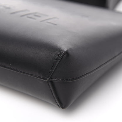 Mansur Gavriel Calfskin Logo Debossed Bag Black 8 of 10