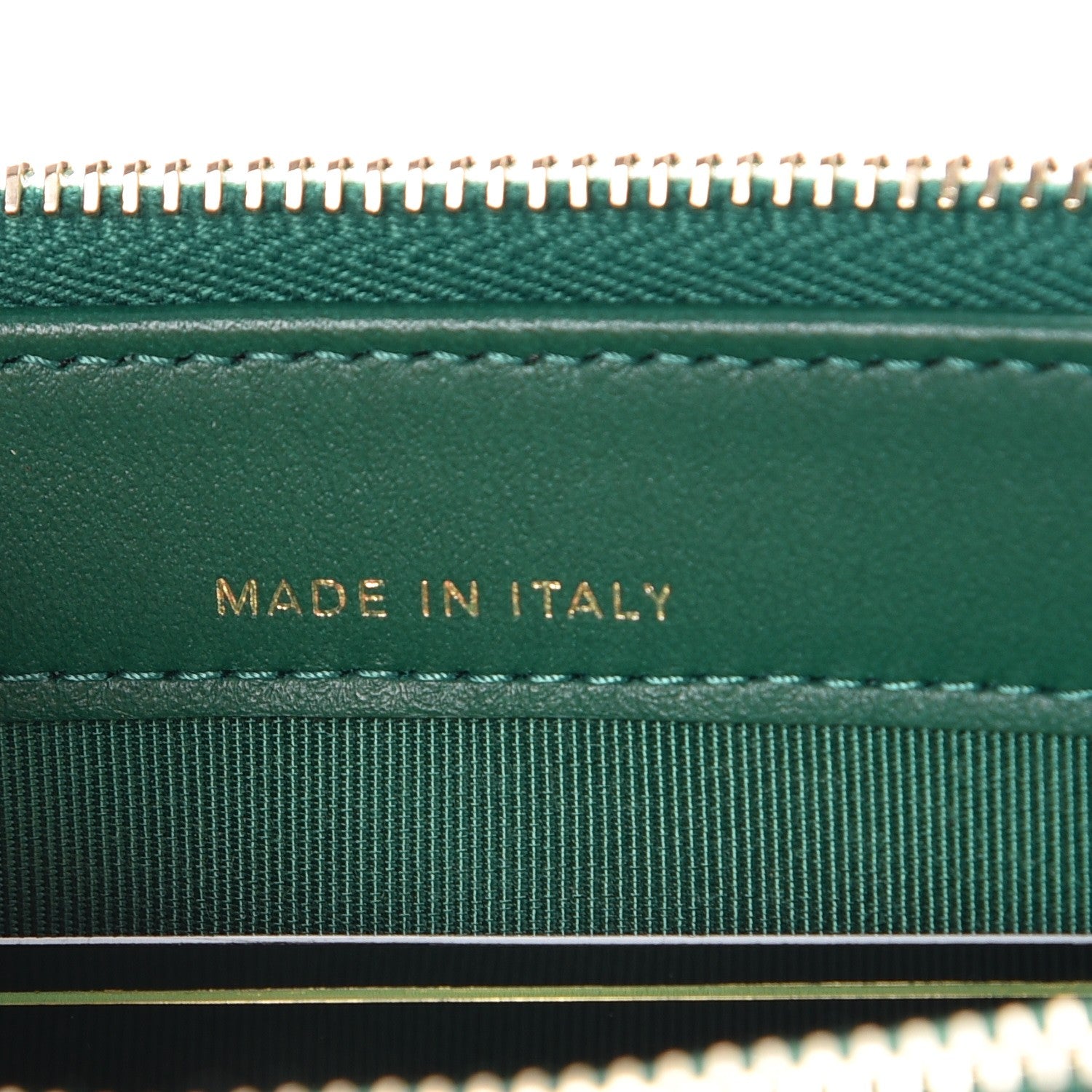 Chanel Caviar Quilted Small Clutch With Chain Green 8 of 10