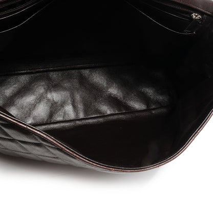 Chanel Lambskin Hybrid Reissue Jumbo Flap Dark Brown 6 of 9
