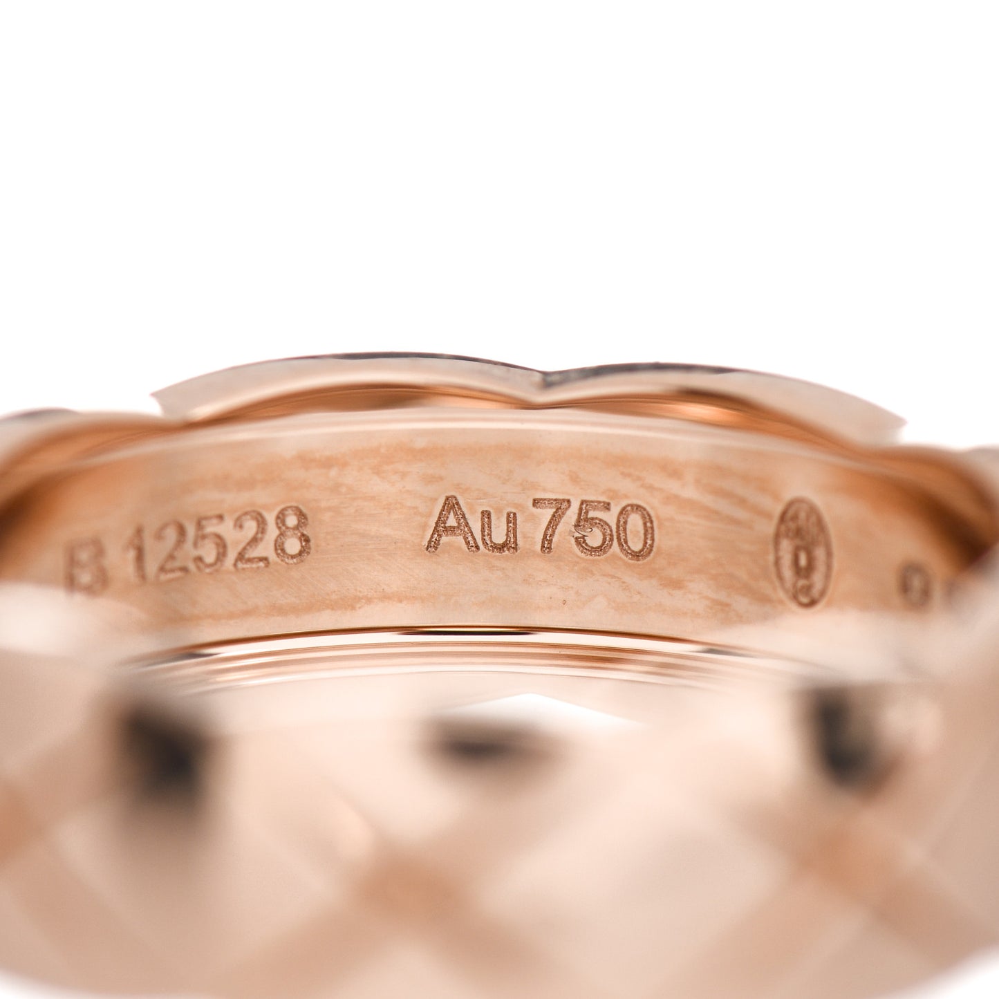 18K Beige Gold Small Coco Crush Ring 58 8.25