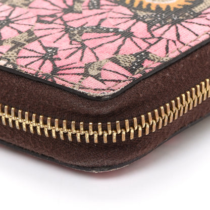 Gucci GG Supreme Monogram Bengal Zip Around Wallet Beige Pink 11 of 12