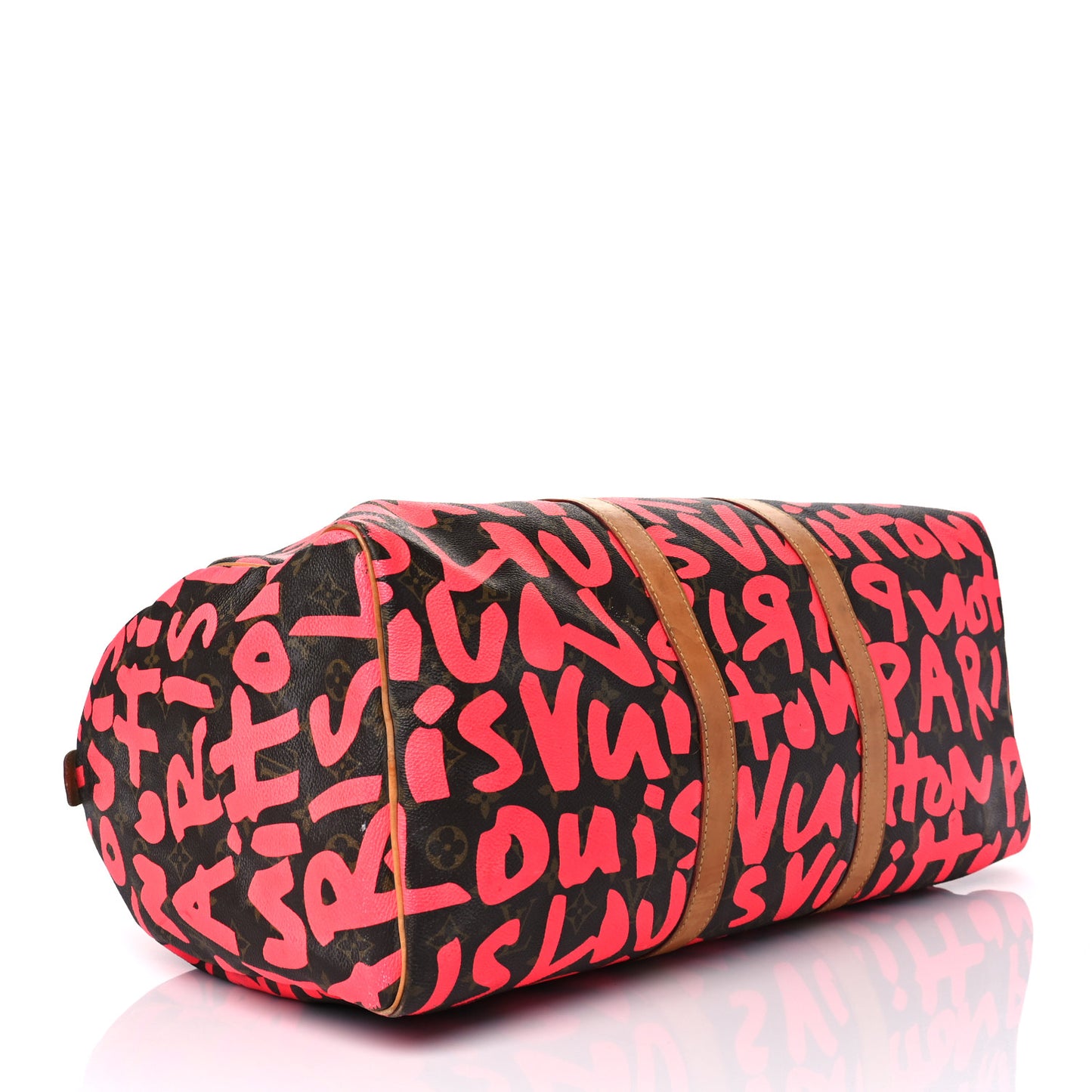 Monogram Graffiti Keepall 50 Fuchsia