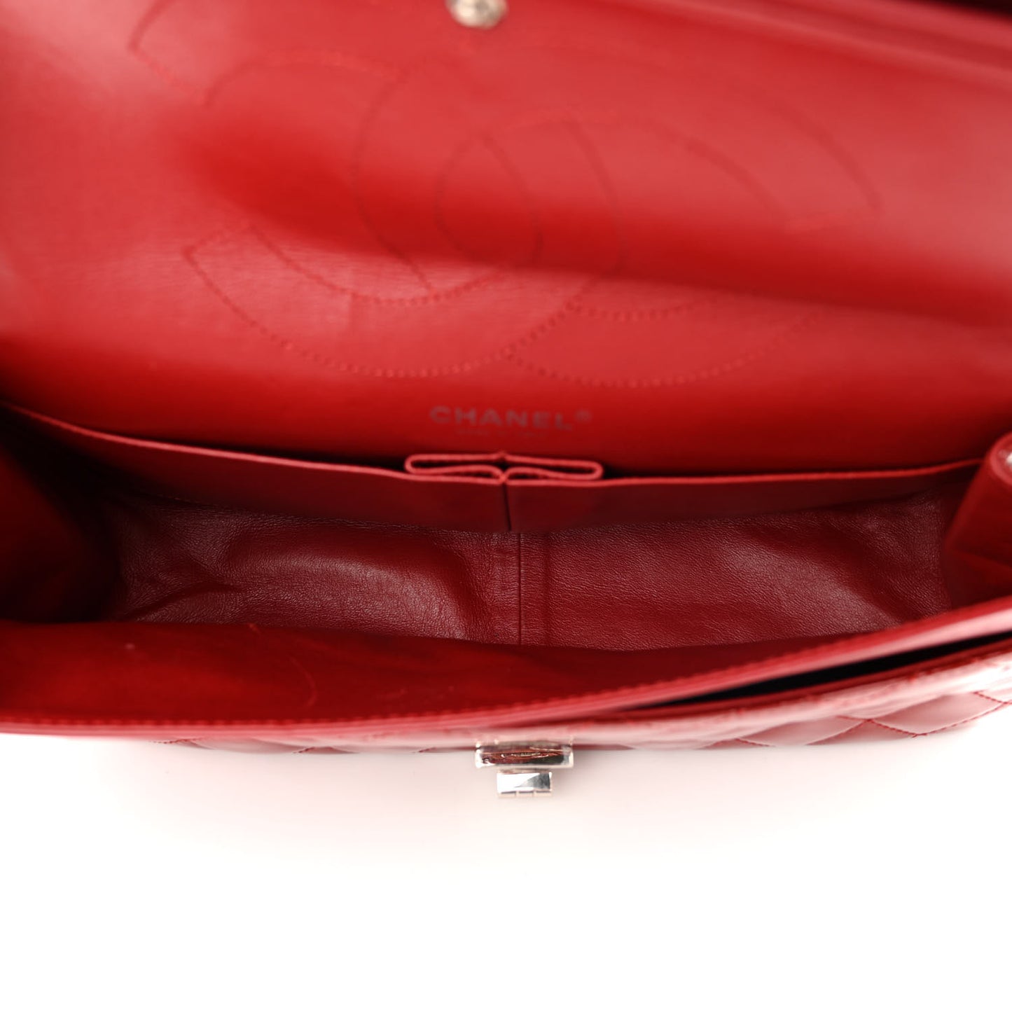 Patent Quilted 2.55 Reissue 226 Flap Red